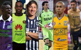 Avilés Hurtado, Renato Ibarra, Neri Cardozo, Marcelo Barovero, Egidio Arévalo e Ismael Sosa han movido el mercado mexicano.